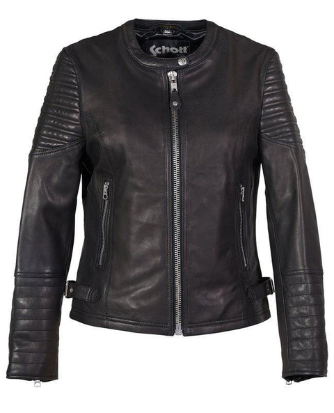 Schott Nyc Womens Lambskin Cafe Jacket