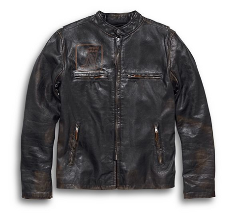 Harley Davidson Men's Speed Distressed Leather Jacket Free Shipping
