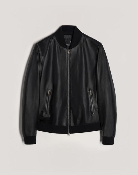 DUNHILL LEATHER BOMBER JACKETS