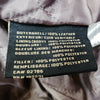 COLUMBIA Leather Bomber Jacket Quilted Lined Coat