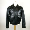 COLUMBIA Leather Bomber Jacket Quilted Lined Coat