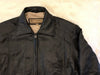 COLUMBIA Vintage Leather Bomber Zip Down Jacket