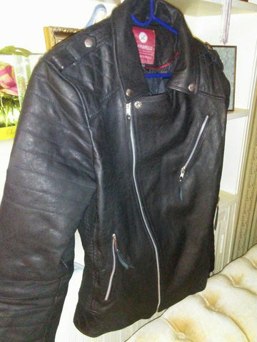 COLUMBIA BIKER LEATHER JACKET