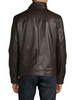 Calvin Klein Men's Faux Leather Biker Jacket