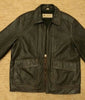 COLUMBIA Brown Warm Fleece Lined LEATHER JACKET