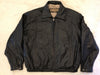 COLUMBIA Vintage Leather Bomber Zip Down Jacket