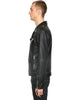 Calvin Klein Men's Black Vintage Leather Biker Jacket