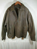 Columbia SOFT BROWN Leather Jacket Motorcycle Bomber Lining