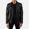 Cafe Racer Legacy Black Leather Biker Jacket