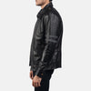 Cafe Racer Armstrong Black Leather Biker Jacket