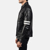 Cafe Racer Dragonhide Black Leather Jacket