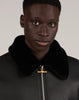 DUNHILL SHEARLING FLIGHT JACKET