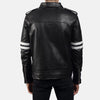 Cafe Racer Dragonhide Black Leather Jacket
