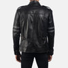 Cafe Racer Armstrong Black Leather Biker Jacket