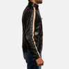 Cafe Racer Jack Black Leather Biker Jacket
