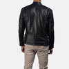 Cafe Racer Hank Black Leather Biker Jacket