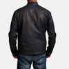Cafe Racer Moonblue Leather Biker Jacket