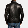 Cafe Racer Jack Black Leather Biker Jacket