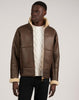 DUNHILL SHEARLING STAND COLLAR JACKET