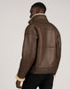 DUNHILL SHEARLING STAND COLLAR JACKET