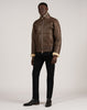 DUNHILL SHEARLING STAND COLLAR JACKET
