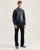 DUNHILL LEATHER BOMBER JACKET