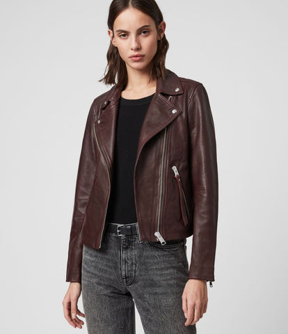 DALBY LEATHER BIKER JACKET