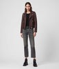DALBY LEATHER BIKER JACKET